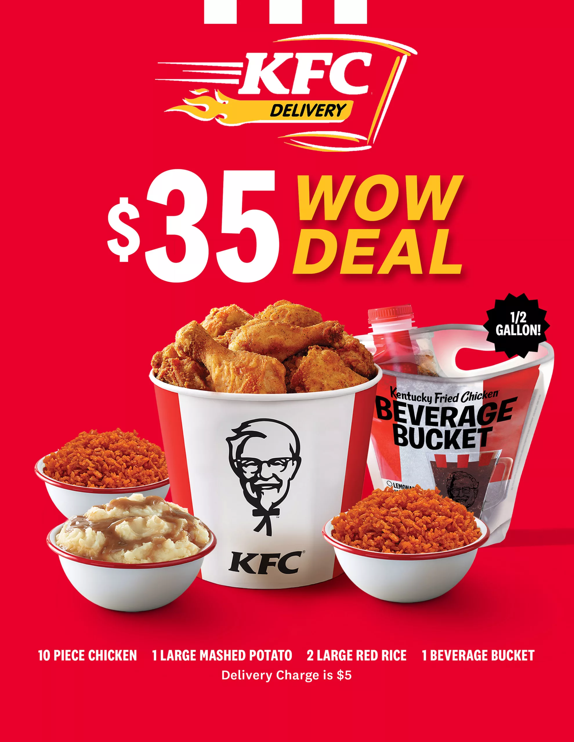 KFC DELIVERY INSERT (FRONT)