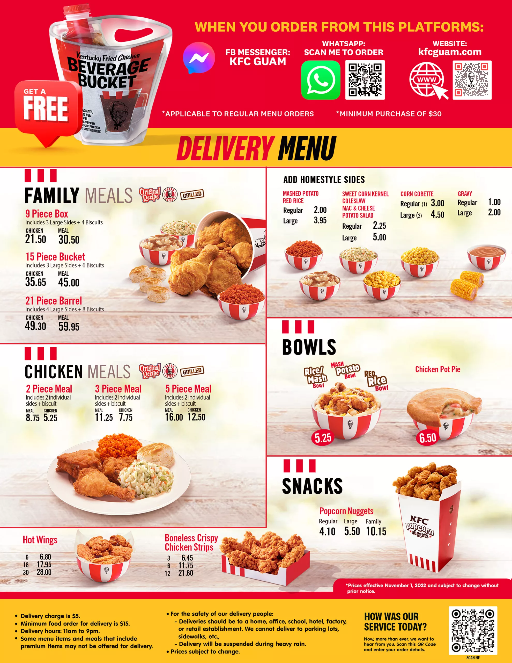 DELIVERY KFC GUAM